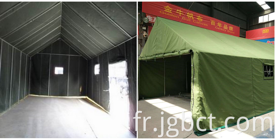 Outdoor disaster relief tent